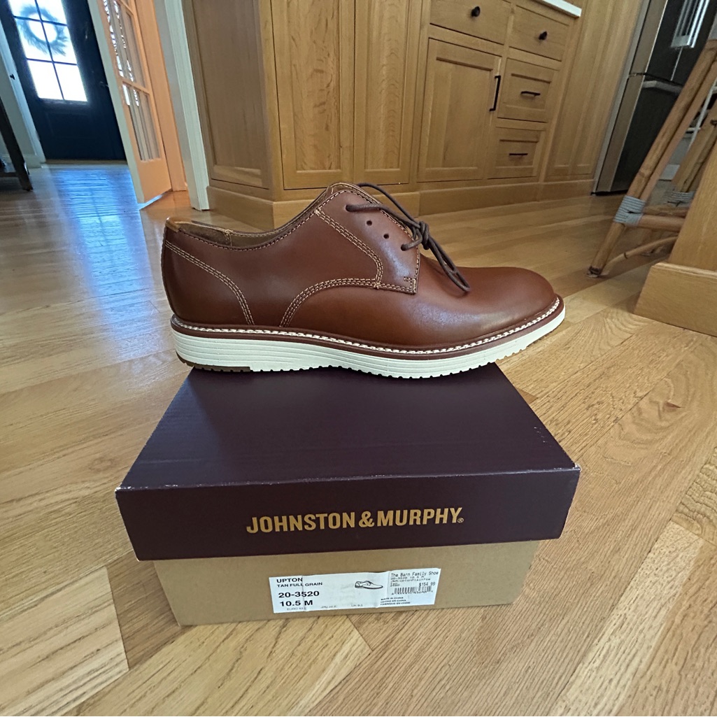 Brand New In Box  Johnston  Murphy Mens Leather Upton